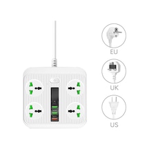 Qpen Sc05 8in1 Priz Dönüştürücü