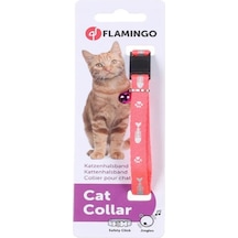 Flamingo Balık Desenli Kedi Boyun Tasması Pembe