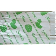 Pide Burger Kese Kağıdı -12X20 Cm Yanı Açık