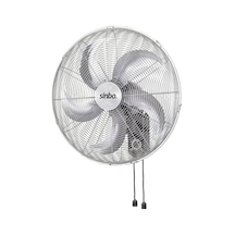 Ayrex Sinbo 20 İnç Sf-6793 Duvar Vantilatörü / 130 Watt 5 Kollu Metal Pervane Yüksek Salınım Özelliği