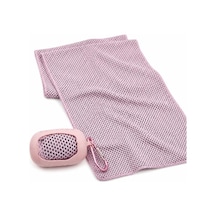 Sporcu Havlusu 60 X 27 Cm, Anahtarlıklı Taşıma Kutulu Kompakt Fitness Ve Seyahat Havlusu, Asorti Renk Diğer