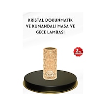Kristal Tasarımlı Rgb Led Gece Lambası Kumandalı, Renk Değiştiren Dekoratif Işık Diğer