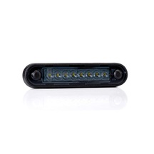 Frıstom Ft-073 Dark Long 8 Ledli Pozisyon Lamba Ledli Turuncu 12v - 36v 0,15 Mt Siyah Lastik Contalı