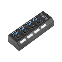 4 Port Anahtarlı Usb 3.0 Hub Çoklayıcı 30 Cm