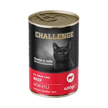Challenge Sığır Etli Yetişkin Kedi Konservesi 400 G