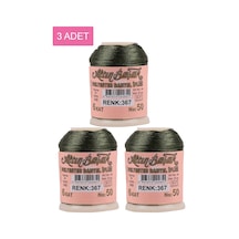 3 Adet Altınbaşak Oya Ve Dantel İpi 20 Gr - Royaleks - No: 367