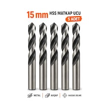 Matkap Ucu Seti 5 Adet 15 Mm Hss