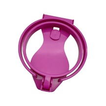 Suntek Bardak Tutucu İçki Ataşmanı Delik Çanta Plaj Tote Pembe