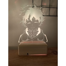 Deku Izuku Midoriya My Hero Academia 16 Renk Gece Lambası