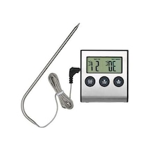 Dancemonkey Dijital Termometre Mutfak Izgara Gıda Derece Alarmlı 250 C Iq Lcd