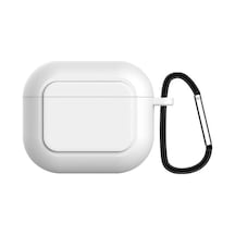 Ally Apple AirPods Uyumlu 3 İçin Kancalı Ultra İnce Silikon Kulaklık Kılıfı- 5775 Standart