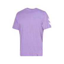 Hummel Elemental Chevron Cotton Tee Kısa Kollu Tişört 911946-3848 Mor