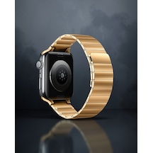 Apple Watch 42mm Kr404 Huks Kordon - Gold Altın