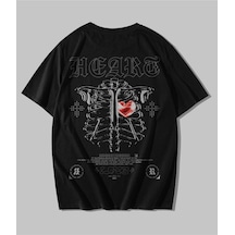 Adrift Kalp Kaburga Kaburga İskelet Streetwear 3 Siyah