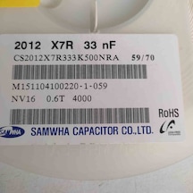 Cs2012x7r333k500nra 33nf 50v 805 Smd Seramik Kondansatör 1000 Adet