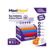 Maximood Haftalık Hap Saklama Kutu Standı 12'li