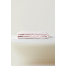 Ocean Home Textile %100 Pamuk Penye Pembe Kalp Nakışlı Bebek Çok Amaçlı Örtü 90 X 120 Cm