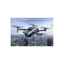 Engel Tanıma Sensörlü 4k Hd Kameralı Katlanabilir Akıllı Drone - Ekranlı Kumanda