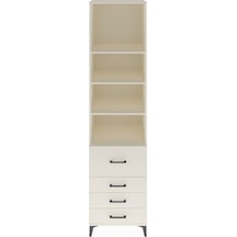 Hyperion Dolap 4 Raflı 4 Çekmeceli 60x44x243 Aytaşı-aytaşı Aytaşı