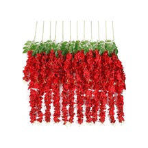 Nettenevime Sarkan Yapay Çiçek Akasya Kırmızı 80 Cm 3 Sarkan Dallı 12 Adet Bağ Diğer
