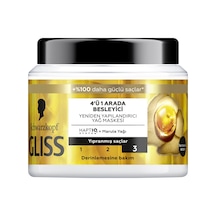 Gliss Nutritive Saç Bakım Maskesi 400ml 3'li Avantaj Paketi Mıchu