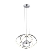 Mars Krom Küre Ledli Salon Mutfak Oda Oturma Odası Hol Ledli Avize Sb-ld-108 Krom