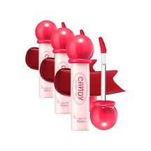Uzun Süre Kalıcı, Parlak Bitişli, Su Bazlı Tint A'pıeu The Pure Candy Tint No.01 Cherry 3 Paketi Abanoz