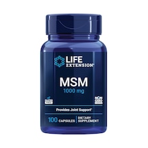 Life Extension Msm 1000 Mg Methylsulfonylmethane Joints Antioxidant Support 100 Caps