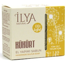 İlya Natural Kükürt Sabunu Hatay %100 Doğal El Yapımı Banyo Sabunu 100 G