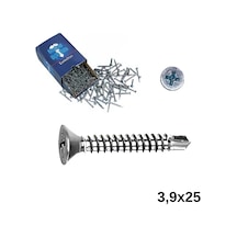 Selectron 3,9x25 Yıldız Havşa Başlı Matkap Uçlu Vida 2250 Ad.
