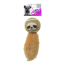M-pets Charles Hışırtılı Kuyruklu Tembel Hayvan Desenli Köpek Top Oyuncağı
