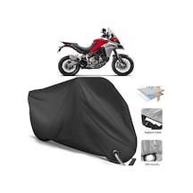 Ducati Multistrada 1200 Enduro Motor Branda(Kilit Uyumlu-Siyah (457244844)-Arka Çanta Uyumlu Branda-Tokalı