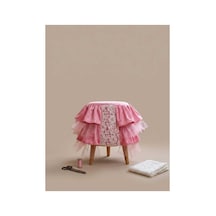 Puf Çocuk Odası Genç Odası Pufu Makyaj Pufu Pembe/koyu Açık Pembe/koyu Açık
