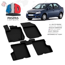 Dacia Logan 1 Ferrous 4d Havuzlu Kauçuk Paspas 2004 2012