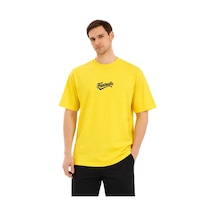 Unisex Oversize Sarı Tişört %100 Pamuk Fantastic Minimal Baskı Salaş Streetwear Kadın Erkek T-shirt Sarı Unisex Oversize Sarı Tişört %100 Pamuk Fantastic Minimal Baskı Salaş Streetwear Kadın Erkek T-shirt Sarı
