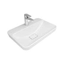 Kale Zero 2.0 60x40 Cm Yarı Gömme Dikdörtgen Lavabo Beyaz