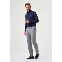 Bisse Erkek Regular Fit Flanel Klasik Pantolon Gri Ppnk23k23201 D55 Gri
