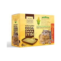 Cattie Süper Topaklaşan Mısır Koçanı Kedi Tuvaleti Dolgusu 8 L