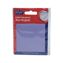 Muhtelif Kraf Yapışkanlı Not Kağıdı - Post It - Şeffaf Beyaz