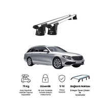 Trio-ıı Mercedes E-class Kombi 2016 Ve Sonrası Kilitli Ara Atkı 120cm Port Bagaj Tavan Barı