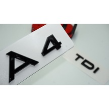 Audi A4 Tdi Parlak Siyah Abs 3m 3d Bagaj Yazı Logo