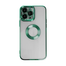 Newface - 491 - iPhone Uyumlu 14 Pro Max Kılıf Slot Silikon - - Csmo-tex - Köknar Yeşili