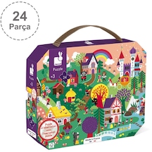 Janod 24 Parça Çantalı Puzzle Ve Bulmaca - Masal