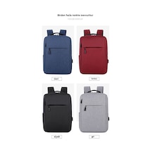 17.3 İnç Laptop Çantası - Usb Şarjlı, Hafif & Suya Dayanıklı - 6 Renk Seçeneği Kırmızı