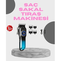 Profesyonel Saç Kesme Makinesi 2000 Mah Şarjlı, Lcd Ekranlı