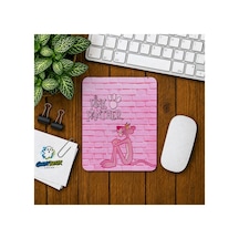 Pembe Panter Baskılı Oyuncu Mousepad 0230