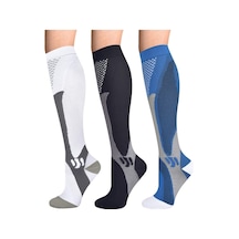 Jl 3 Çift Kompresyon Çorabı, Kadın, Erkek, 15 25 Mmhg Destek Sc Çok Renkli