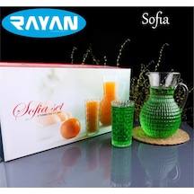 Sofia 7 Parça Sürahi Meşrubat Seti Royaleks-82656