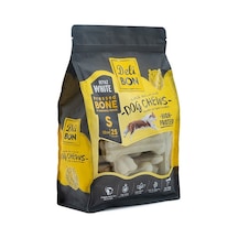 Delibon Beyaz Deri Pres Kemik Köpek Ödülü 25li 12 Cm Small 148-30001.08