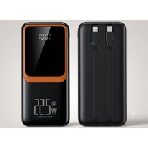 Tr H32 10000 Mah Power Bank Pd 20w Ve Usb 22.5w Fast Hızlı Şarj Dahili Type C Ve Lightning Kablolu Dünya Standartl